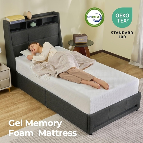 Queen Medium-Firm Memory Foam Mattress with CertiPUR-US Certification