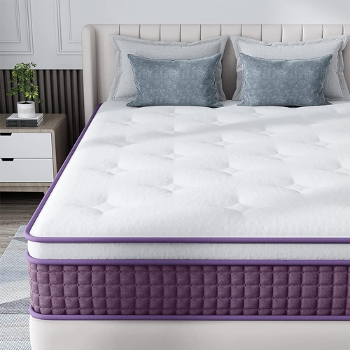 LuneluX_Sleep – 12-Inch Hybrid Mattress with Pocket Springs | Medium